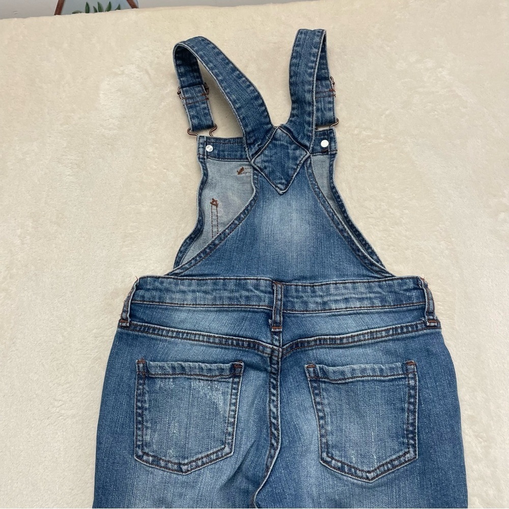 Gap kids girls overalls size medium cute distressing - Picture 4 of 10